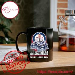 NHL Winnipeg Jets Skyline Players Name Black Ceramic Mug