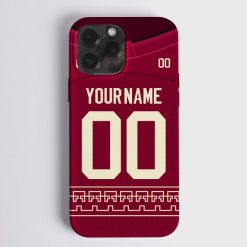 NHL Arizona Coyotes Custom Name Number Alternate Jersey Phone Case