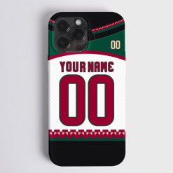 NHL Arizona Coyotes Custom Name Number Away Jersey Phone Case