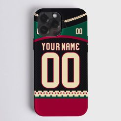 NHL Arizona Coyotes Custom Name Number Home Jersey Phone Case