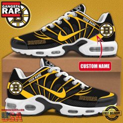 NHL Boston Bruins Custom Name New Edition Air Max Plus Shoes