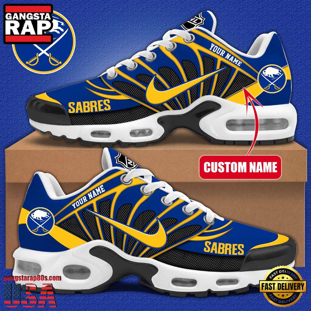 NHL Buffalo Sabres Custom Name New Edition Air Max Plus Shoes