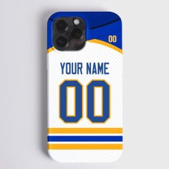 NHL Buffalo Sabres Custom Name Number Away Jersey Phone Case
