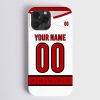NHL Carolina Hurricanes Custom Name Number Away Jersey Phone Case