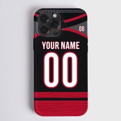 NHL Carolina Hurricanes Custom Name Number Home Jersey Phone Case