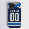 NHL Columbus Blue Jackets Custom Name Number Alternate Jersey Phone Case