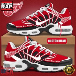 NHL Detroit Red Wings Custom Name New Edition Air Max Plus Shoes