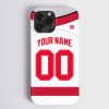 NHL Detroit Red Wings Custom Name Number Away Jersey Phone Case