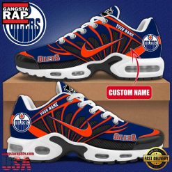 NHL Edmonton Oilers Custom Name New Edition Air Max Plus Shoes