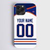 NHL Edmonton Oilers Custom Name Number Away Jersey Phone Case