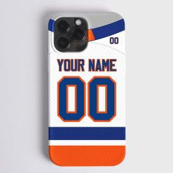 NHL New York Islanders Custom Name Number Away Jersey Phone Case