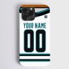 NHL San Jose Sharks Custom Name Number Away Jersey Phone Case