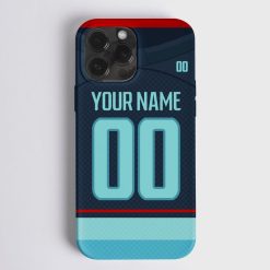 NHL Seattle Kraken Custom Name Number Home Jersey Phone Case