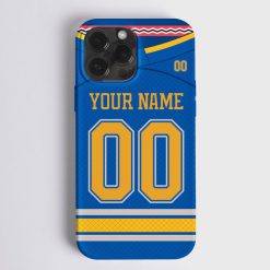NHL St. Louis Blues Custom Name Number Alternate Jersey Phone Case