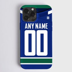 NHL Vancouver Canucks Custom Name Number Home Jersey Phone Case