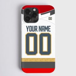 NHL Vegas Golden Knights Custom Name Number Away Jersey Phone Case