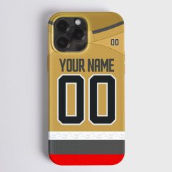 NHL Vegas Golden Knights Custom Name Number Home Jersey Phone Case