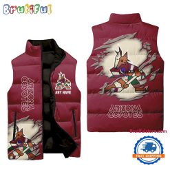 NHL Arizona Coyotes Custom Name New Edition Venture Vest