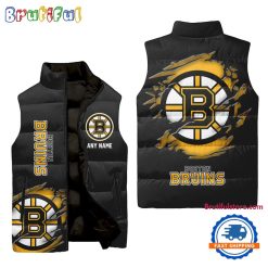 NHL Boston Bruins Custom Name New Edition Venture Vest