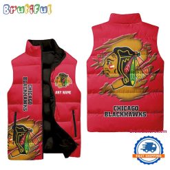 NHL Chicago Blackhawks Custom Name New Edition Venture Vest