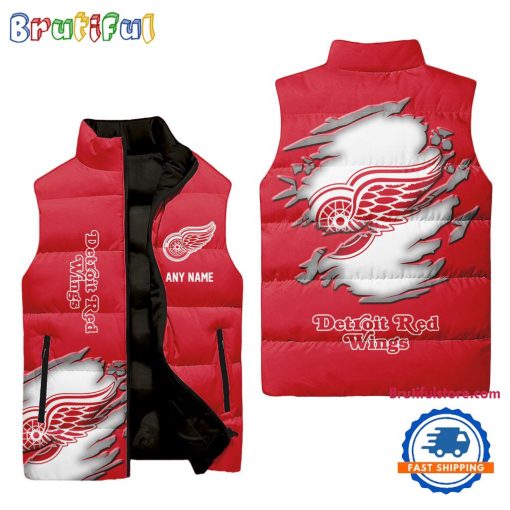 NHL Detroit Red Wings Custom Name New Edition Venture Vest