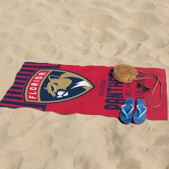 Alternative view of NHL Florida Panthers Custom Name Gift For Fans Beach Towel
