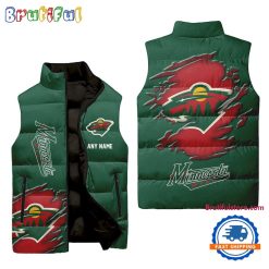 NHL Minnesota Wild Custom Name New Edition Venture Vest
