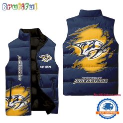 NHL Nashville Predators Custom Name New Edition Venture Vest