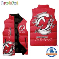 NHL New Jersey Devils Custom Name New Edition Venture Vest