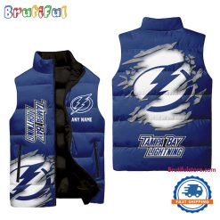 NHL Tampa Bay Lightning Custom Name New Edition Venture Vest