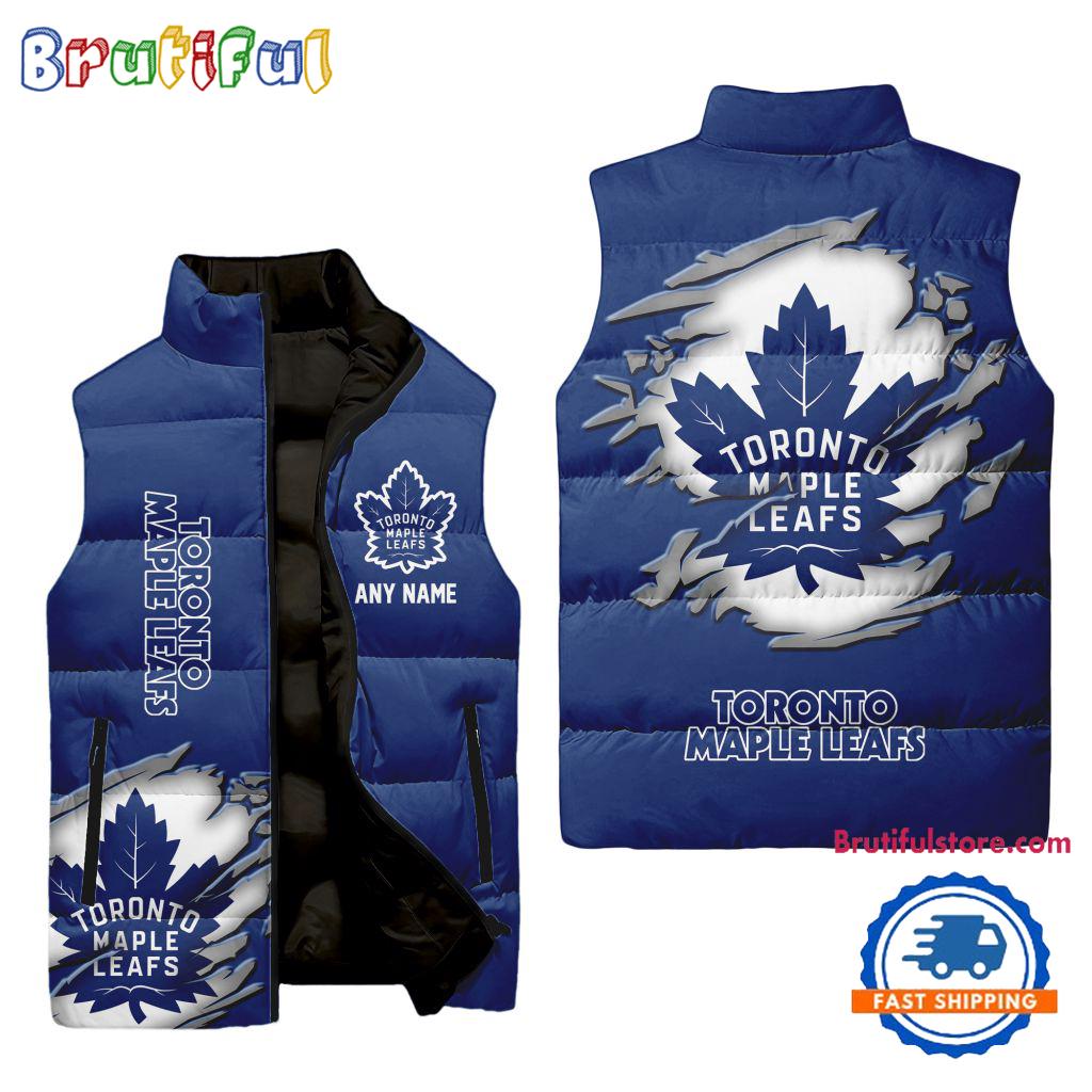 NHL Toronto Maple Leafs Custom Name New Edition Venture Vest