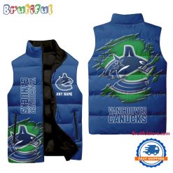 NHL Vancouver Canucks Custom Name New Edition Venture Vest