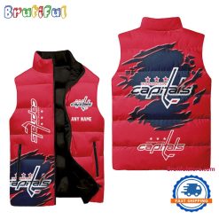 NHL Washington Capitals Custom Name New Edition Venture Vest