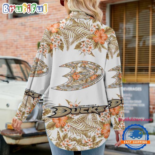 NHL Anaheim Ducks Limited Edition Casual Shirt for Women