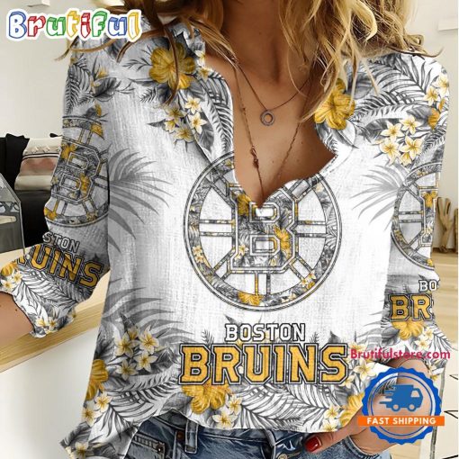 NHL Boston Bruins Limited Edition Casual Shirt for Women