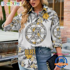 NHL Boston Bruins Limited Edition Casual Shirt for Women