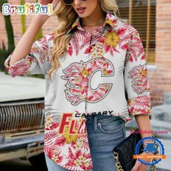 NHL Calgary Flames Limited Edition Casual Shirt for Women