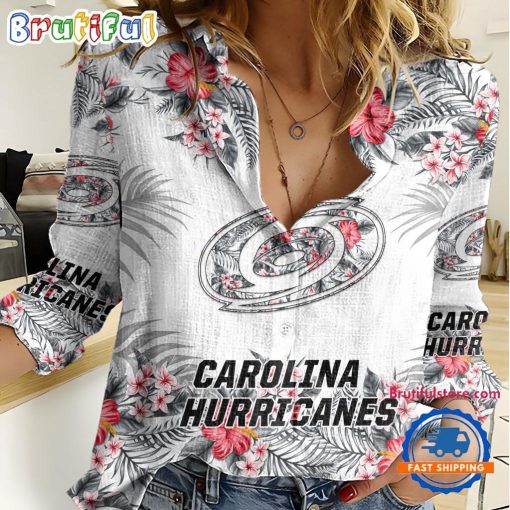 NHL Carolina Hurricanes Limited Edition Casual Shirt for Women