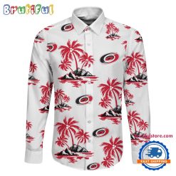 NHL Carolina Hurricanes New Version Long Sleeve Button Shirt