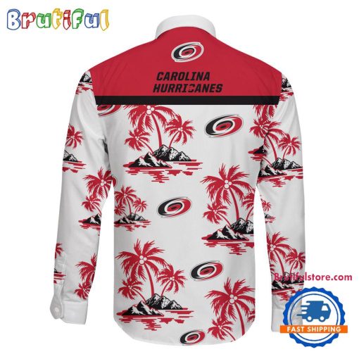 NHL Carolina Hurricanes New Version Long Sleeve Button Shirt