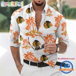 NHL Chicago Blackhawks New Version Long Sleeve Button Shirt