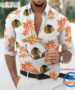 NHL Chicago Blackhawks New Version Long Sleeve Button Shirt