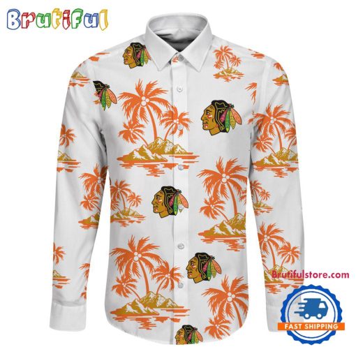 NHL Chicago Blackhawks New Version Long Sleeve Button Shirt