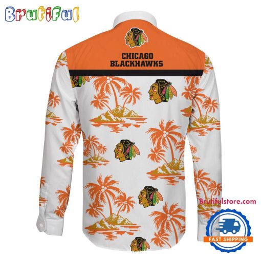 NHL Chicago Blackhawks New Version Long Sleeve Button Shirt