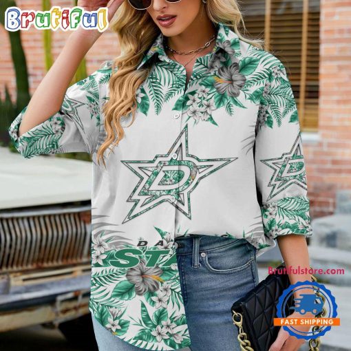 NHL Dallas Stars Limited Edition Casual Shirt for Women