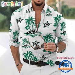 NHL Dallas Stars New Version Long Sleeve Button Shirt