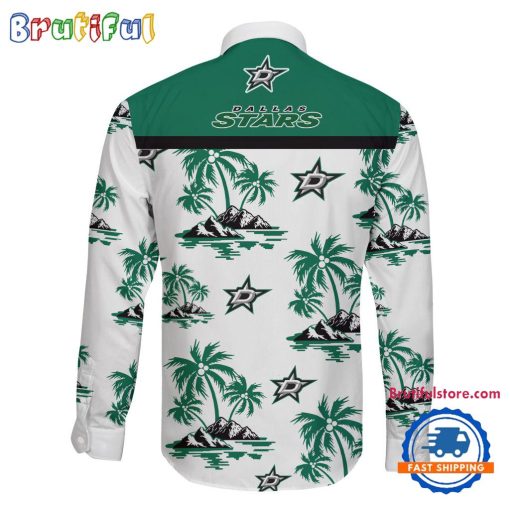 NHL Dallas Stars New Version Long Sleeve Button Shirt