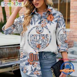 NHL Edmonton Oilers Limited Edition Casual Shirt for Women