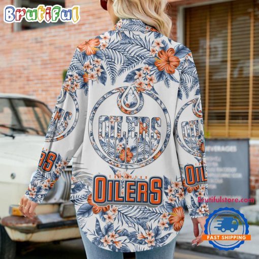 NHL Edmonton Oilers Limited Edition Casual Shirt for Women