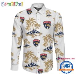 NHL Florida Panthers New Version Long Sleeve Button Shirt
